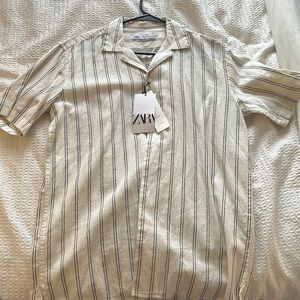 Brand new Zara short sleeve button down